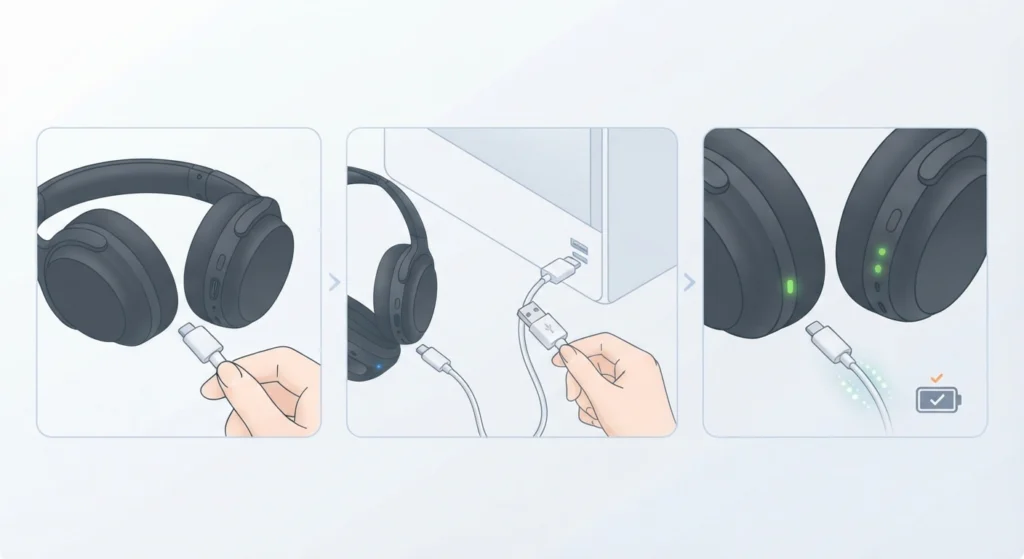 Wired Connection via USB-C