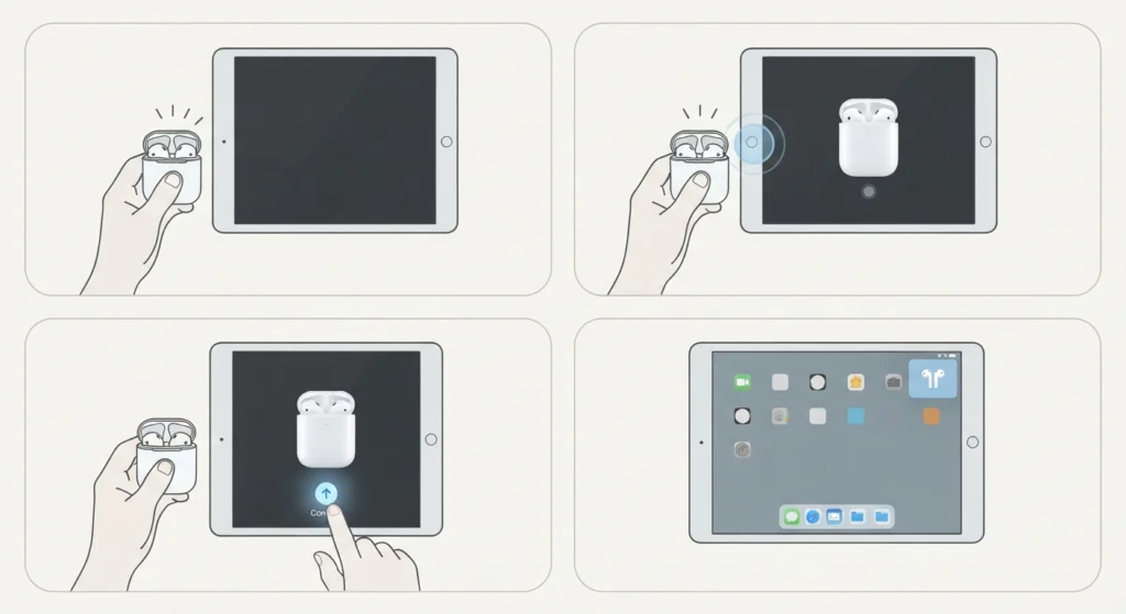 Connecting AirPods to iPad