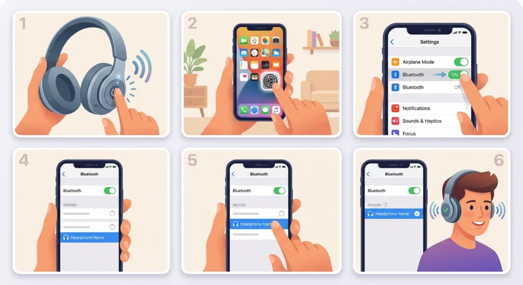 Pairing Through the Settings App