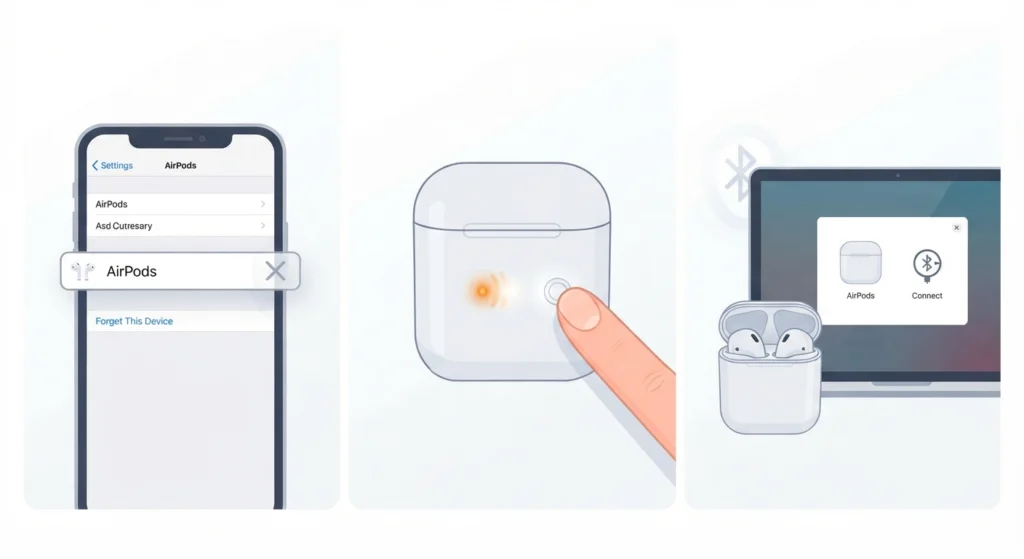 Re-Pair the AirPods With the Device
