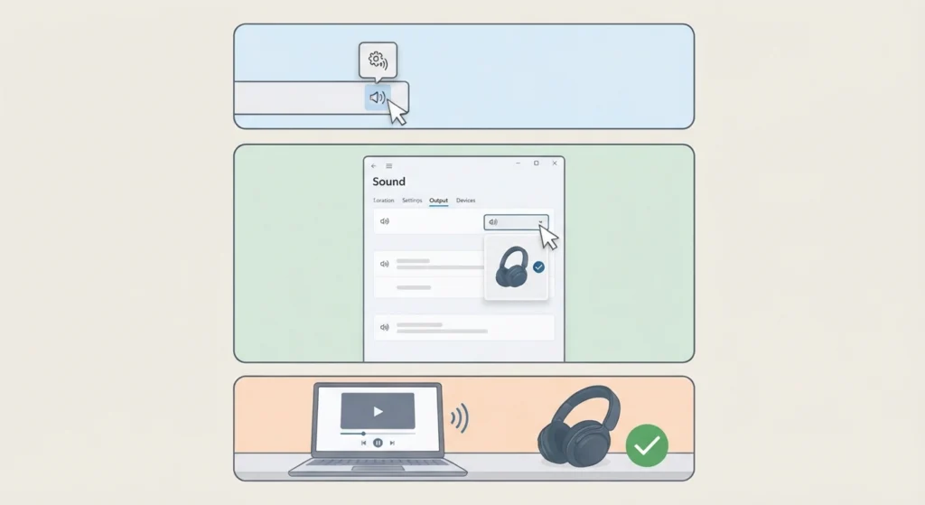 Adjust the Audio Output Settings