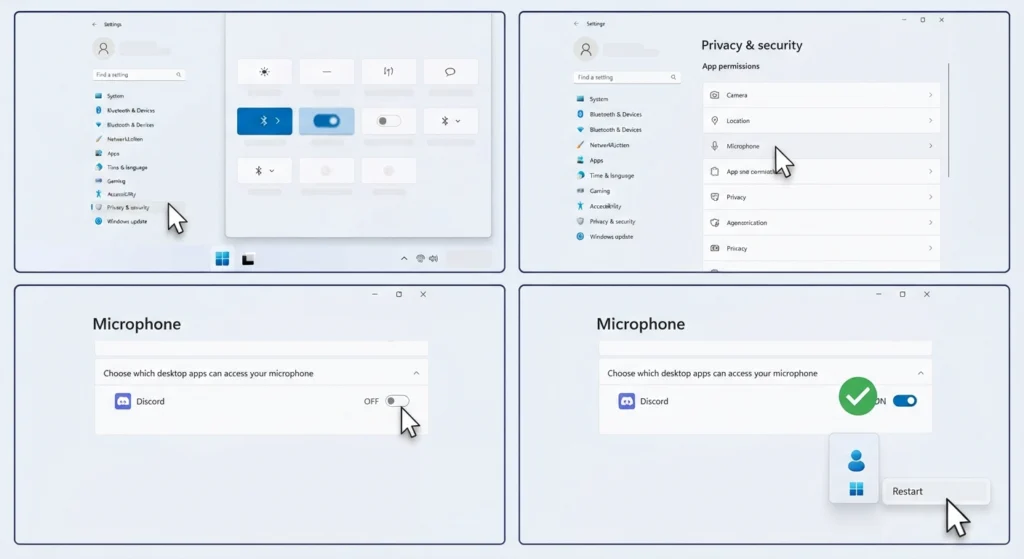 Check Discords App Permissions in Windows