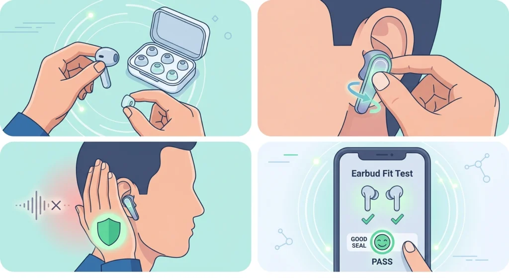 Check Ear Tip Fit and Seal