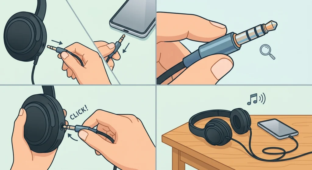 Check the Cable and Jack Connection