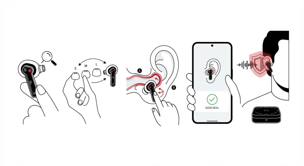 Check the Ear Tip Fit and Seal