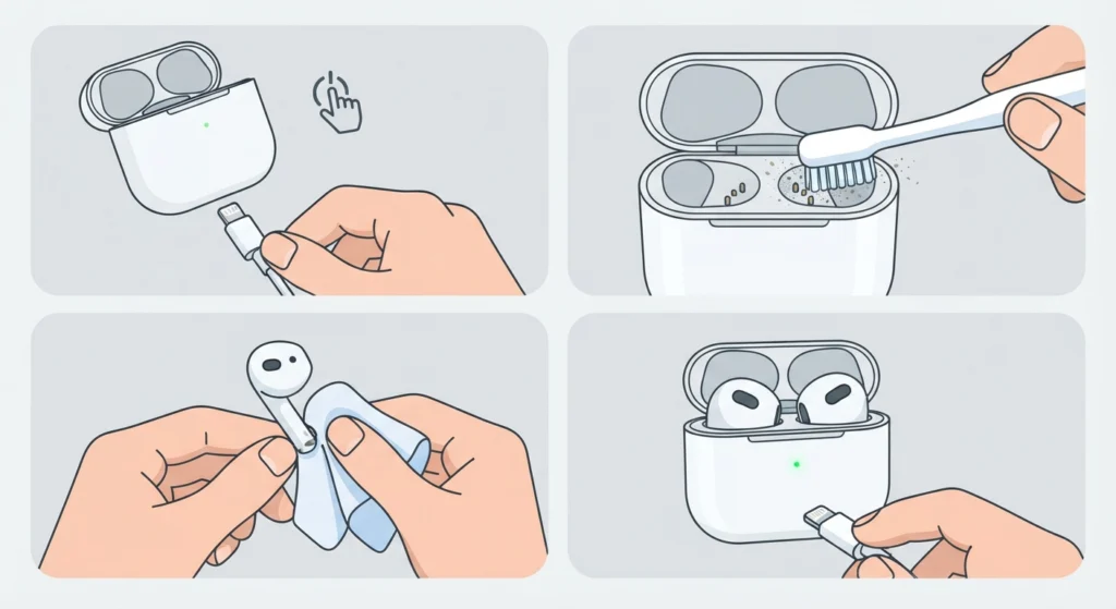 Clean the Charging Contacts