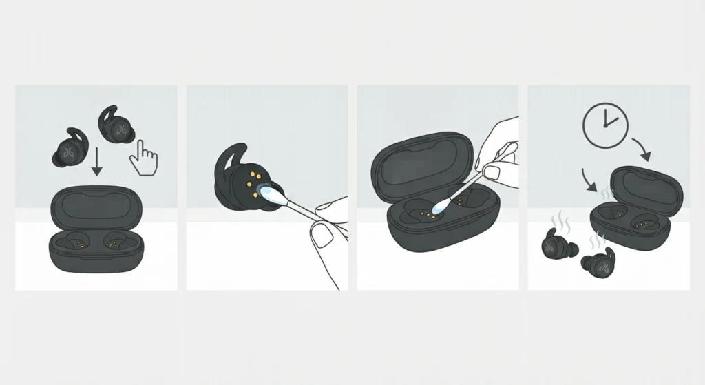 Clean the Charging Contacts