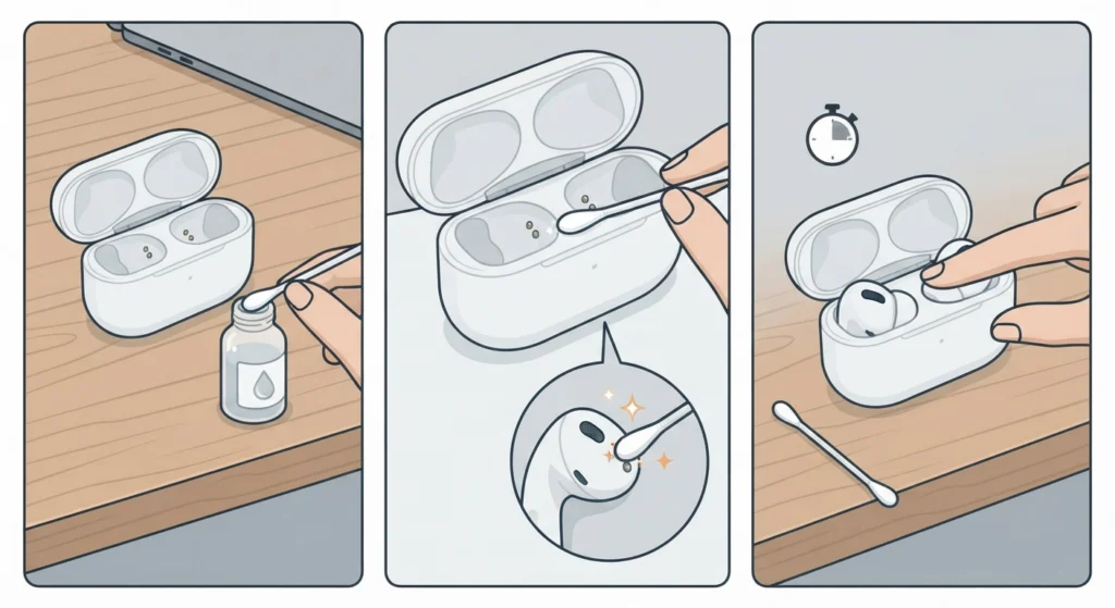 Clean the Charging Contacts