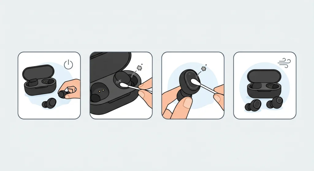 Clean the Charging Contacts and Sensors