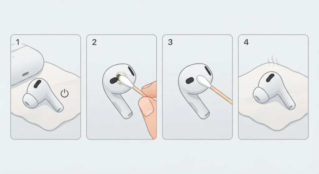 Clean the In-Ear Sensor
