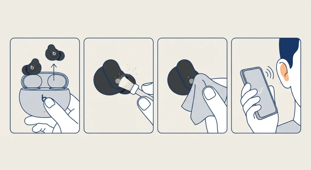 Clean the Microphone Mesh