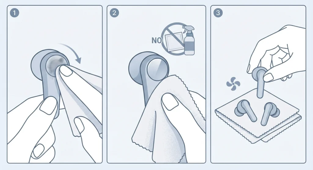 Clean the Touch Sensor Area