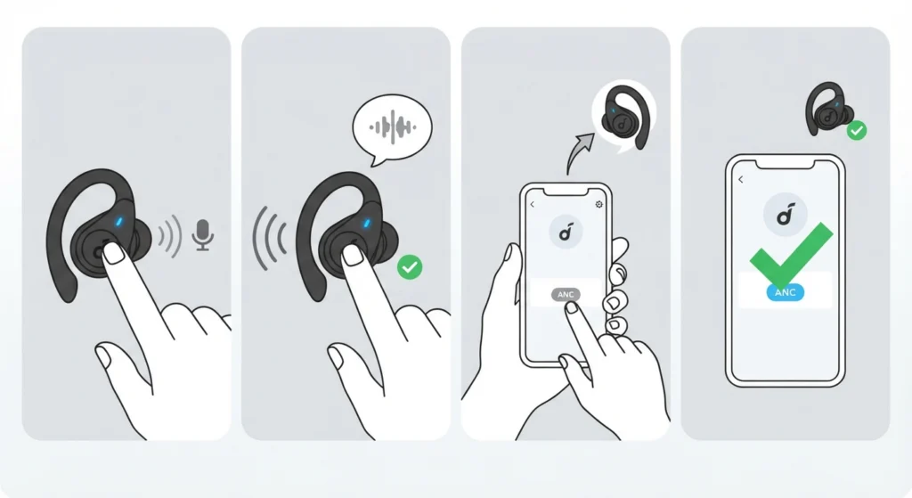 Confirm the Noise Cancelling Mode Is Actually Active