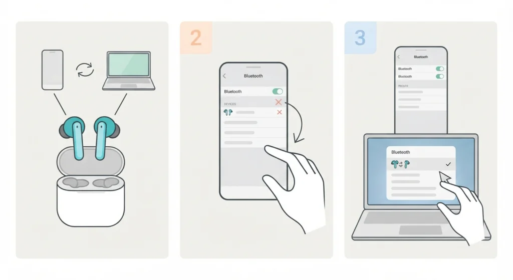 Earbuds Keep Switching Between Devices