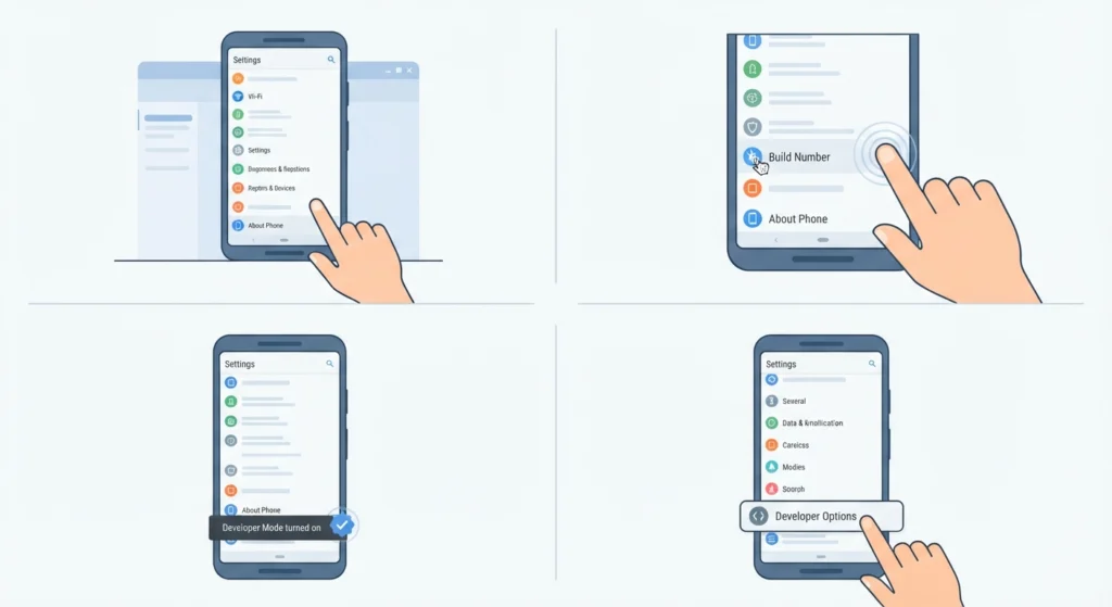 Enable Developer Options