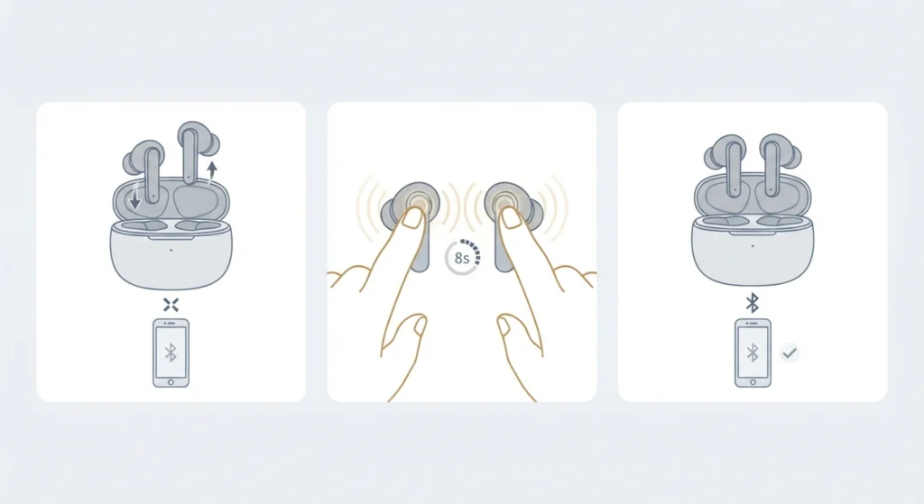 Factory Reset and Re-Pair the Earbuds