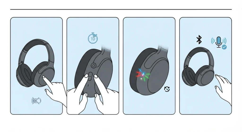 Factory Reset the Headphones