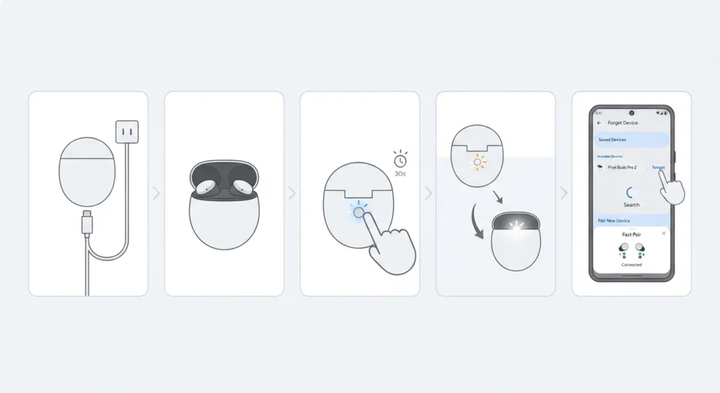 Factory Reset the Pixel Buds Pro 2