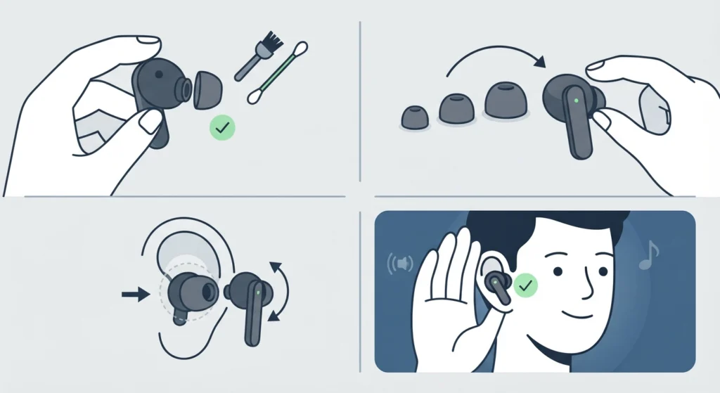 Fix the Ear Tip Seal