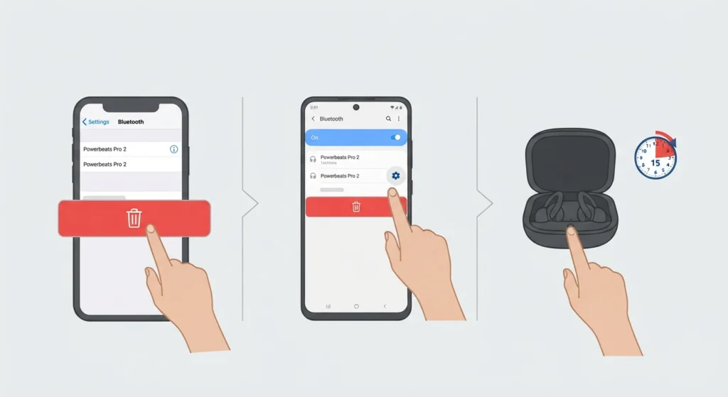 Forget the Device Before Resetting
