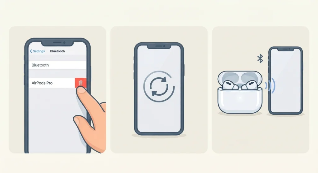Forget the Device and Re-Pair