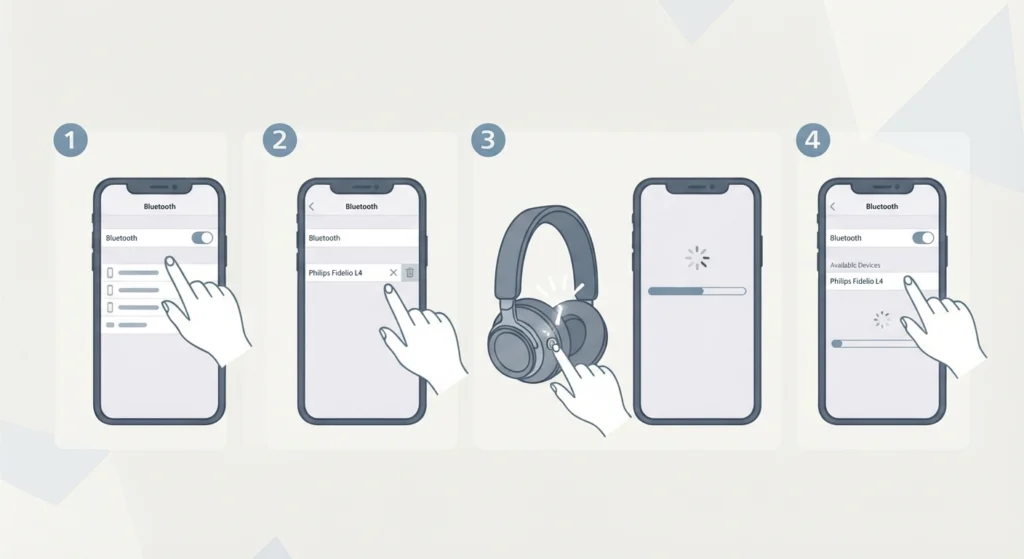 Forget the Device and Re-Pair From Scratch