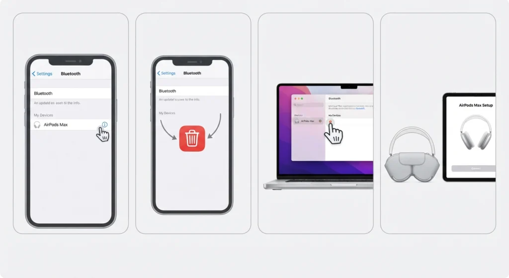 Forget the Device and Re-Pair From Scratch