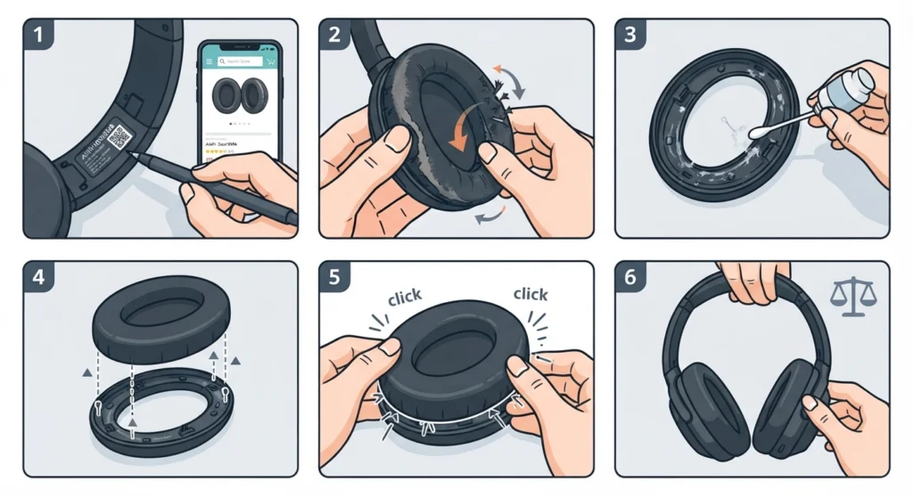 Full Ear Pad Replacement