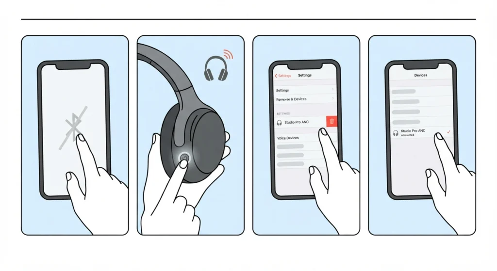 Re-Pair the Bluetooth Connection