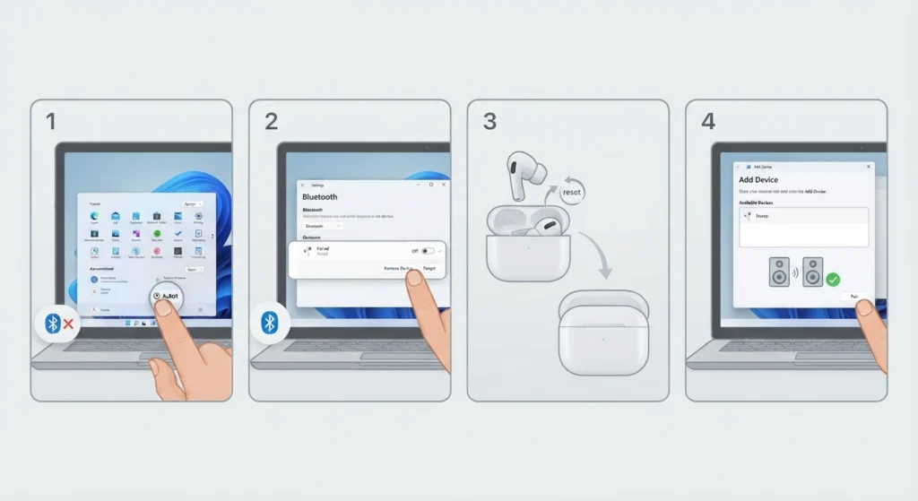 Re-Pair the Bluetooth Connection