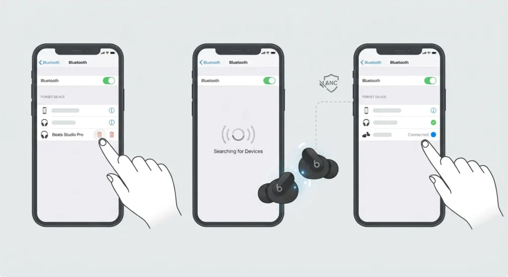 Re-Pair the Bluetooth Connection