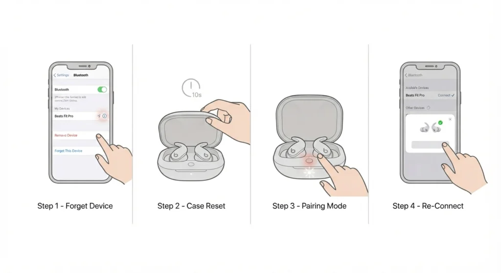 Re-Pair the Earbuds from Scratch