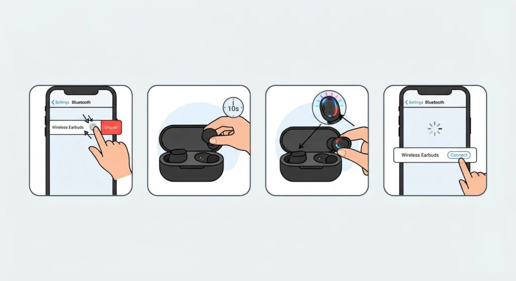 Re-pair the Bluetooth Connection