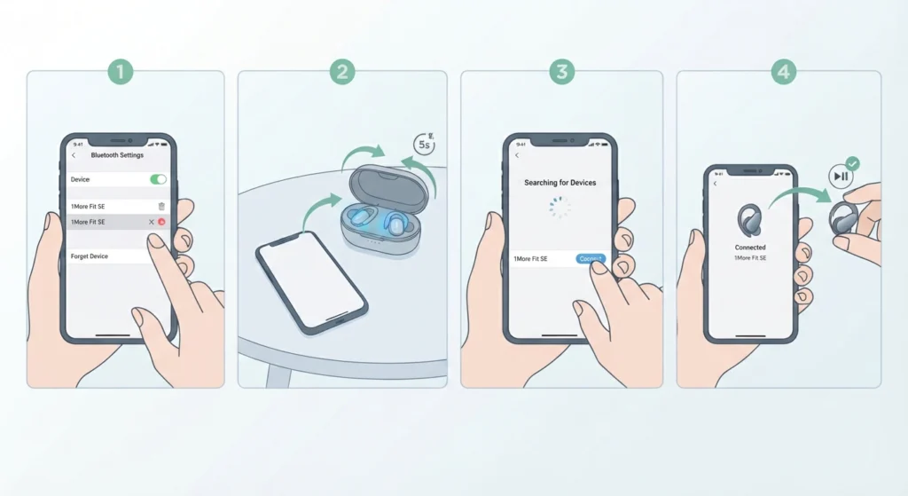 Re-pair the Bluetooth Connection