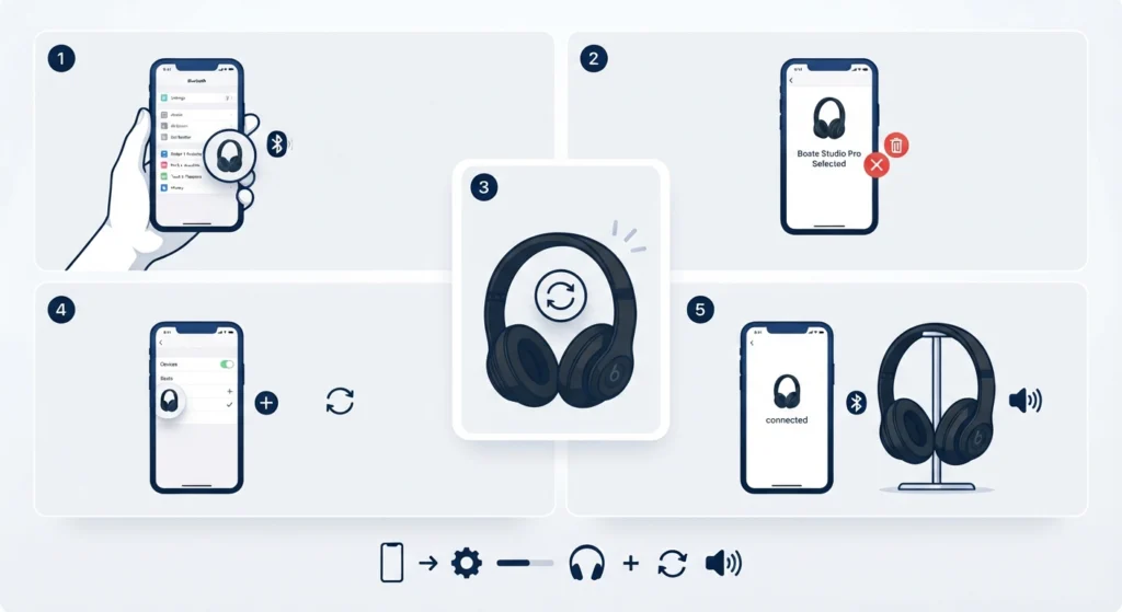 Re-pair the Bluetooth Connection