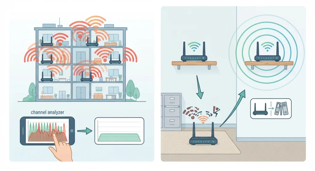 Reduce Signal Congestion From Neighboring Networks