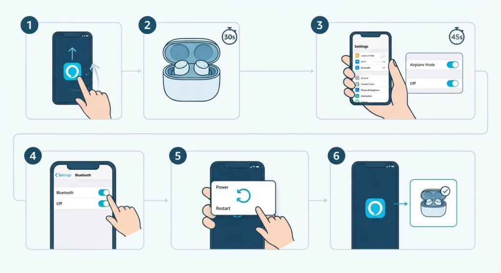 Refresh the Connection Between the Phone and the App
