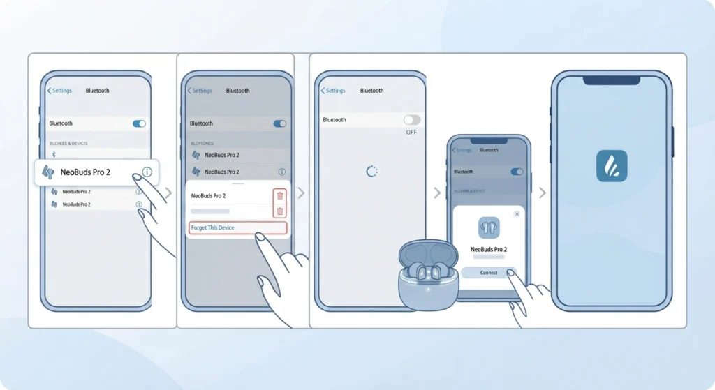 Remove the Device and Re-Pair From Scratch