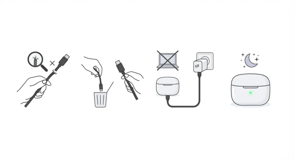 Replace the Charging Cable and Power Source