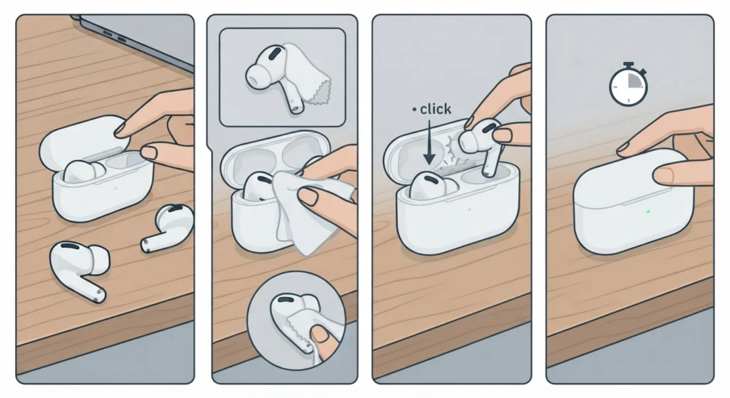 Reposition the Earbuds Correctly