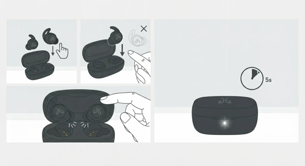 Reseat the Earbuds Properly