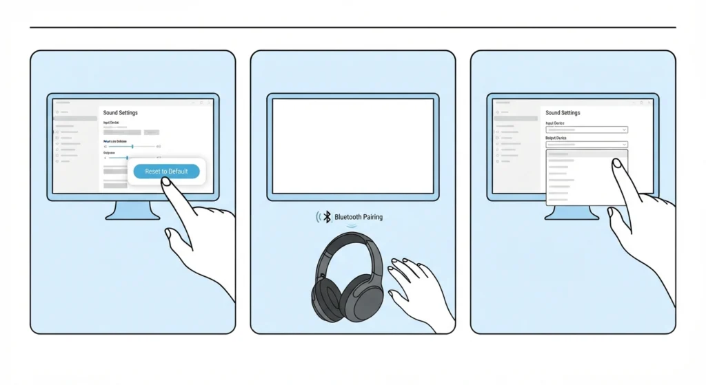 Reset Audio Settings to Default