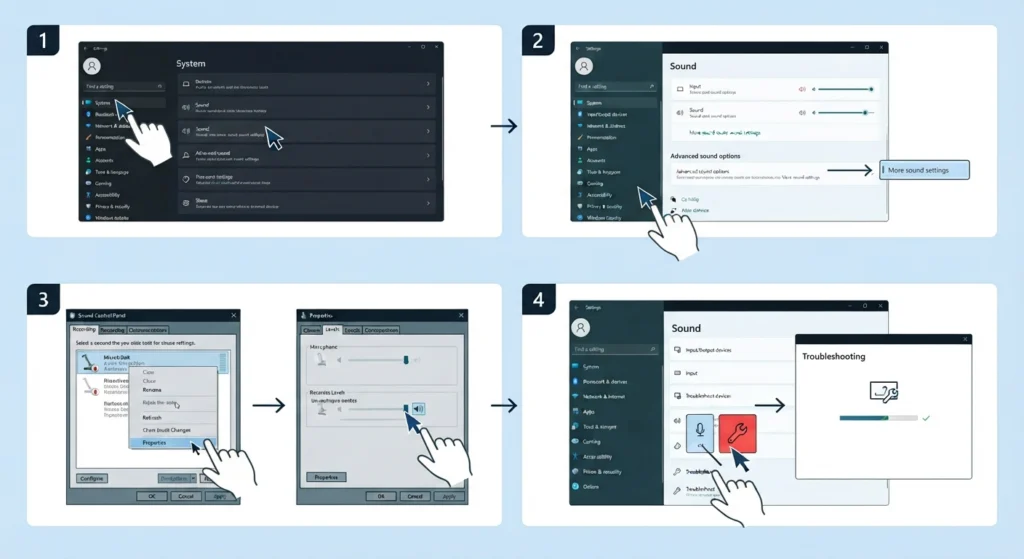 Reset Windows Audio Settings