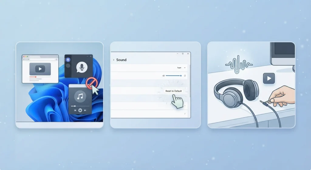 Reset the Audio Settings Back to Default
