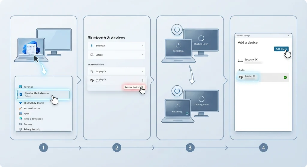 Reset the Bluetooth Connection