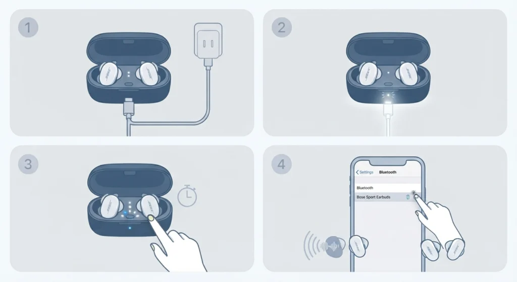 Reset the Bose Sport Earbuds