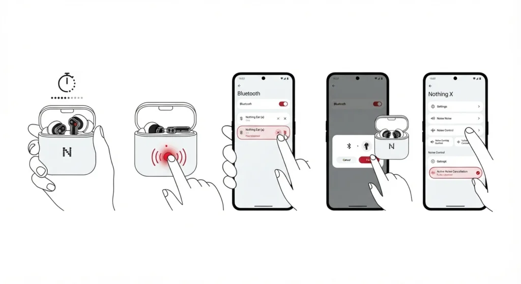 Reset the Earbuds and Re-Pair the Bluetooth Connection