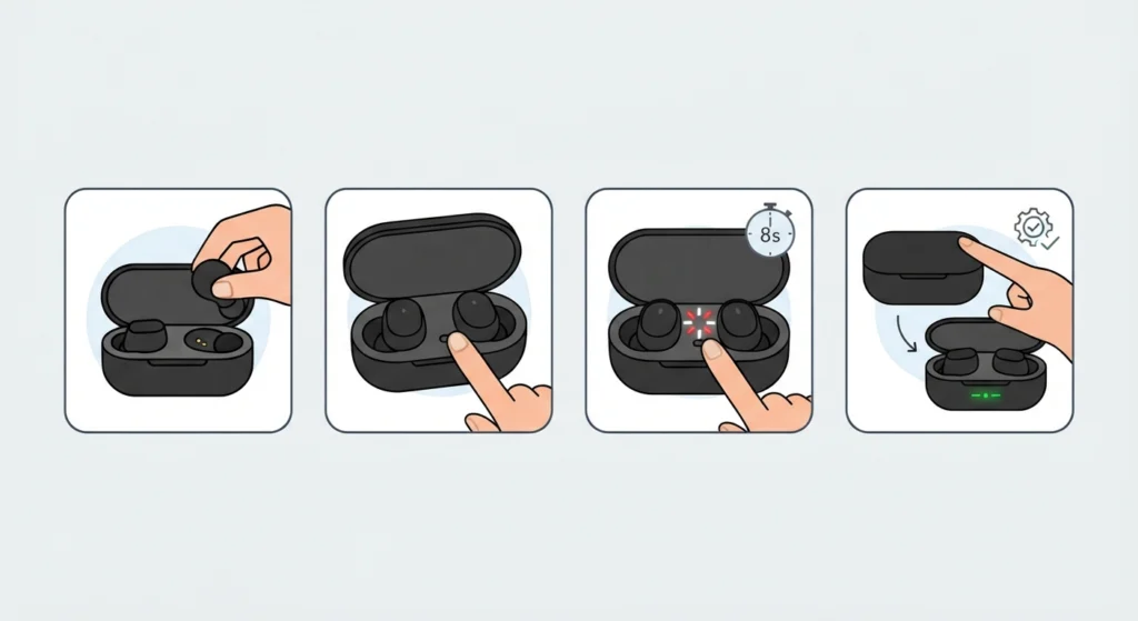 Reset the Earbuds to Factory Settings