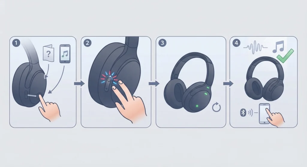 Reset the Headphones to Factory Settings