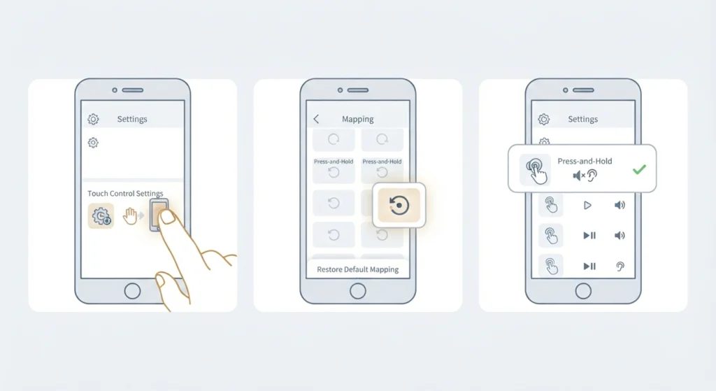 Reset the Touch Control Mapping